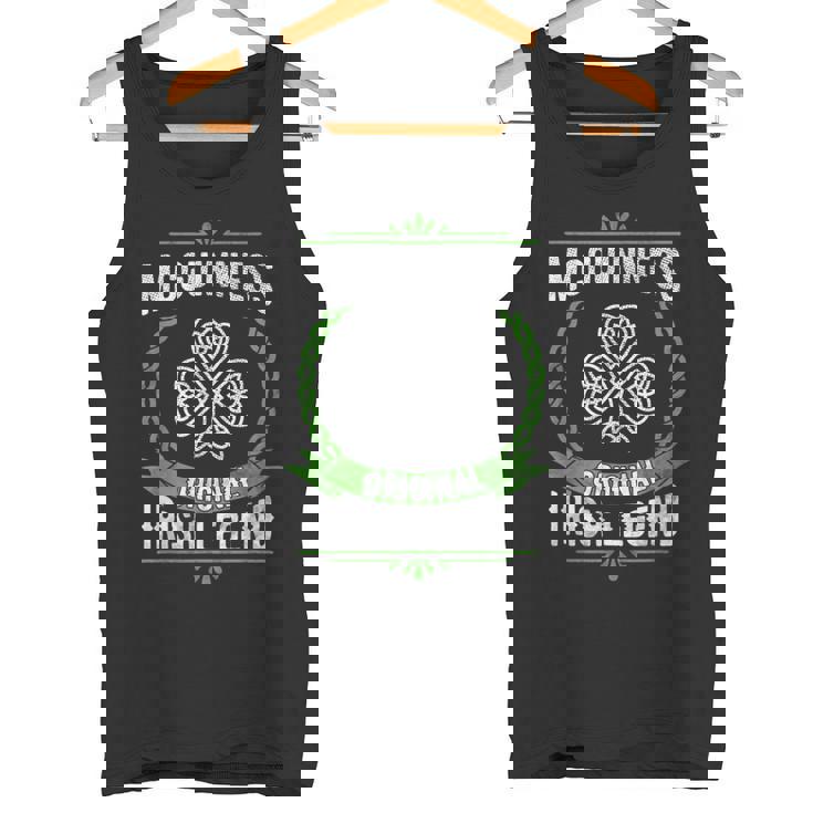 マクギネス アイルランド名 伝説 シャムロック 聖パトリックデー タンクトップ