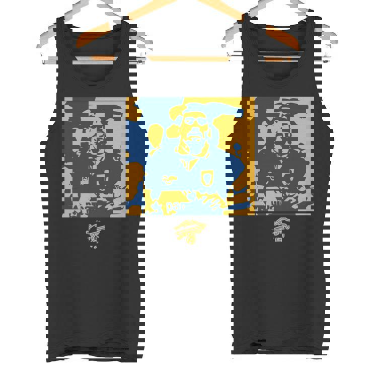 マラドーナボカアブストラクト 長袖tシャツ タンクトップ