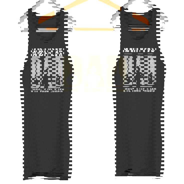 マンドリン奏者 お父さん アイドル ブルーグラス 音楽 マンドリン奏者 タンクトップ