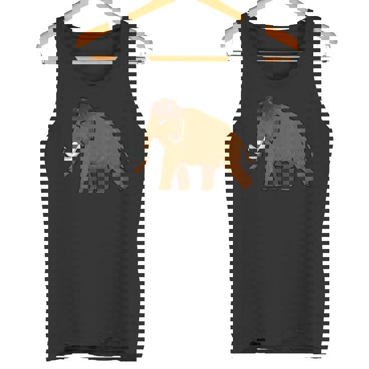 マンモス・ウーリー・エレファント・ビッグ・アイスミュージアム・マンモス・マストドン タンクトップ