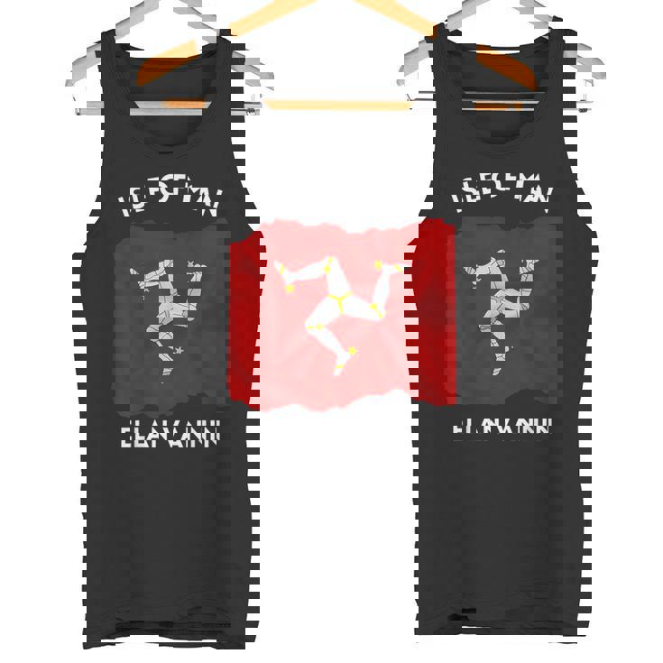 マン島国旗 マンクス語「エラン・ヴァンニン」トリスケリオン タンクトップ