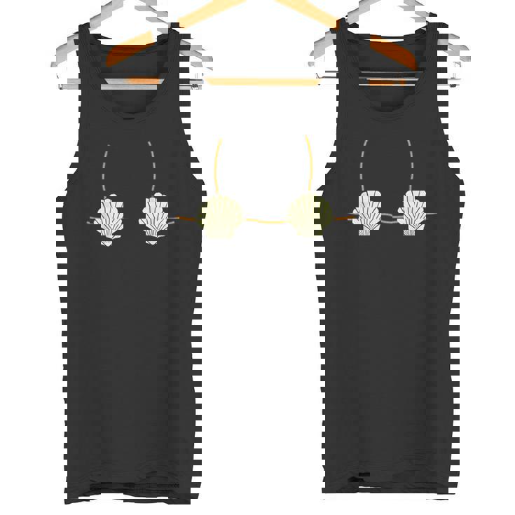 マーメイド貝殻ビキニトップ 面白い タンクトップ