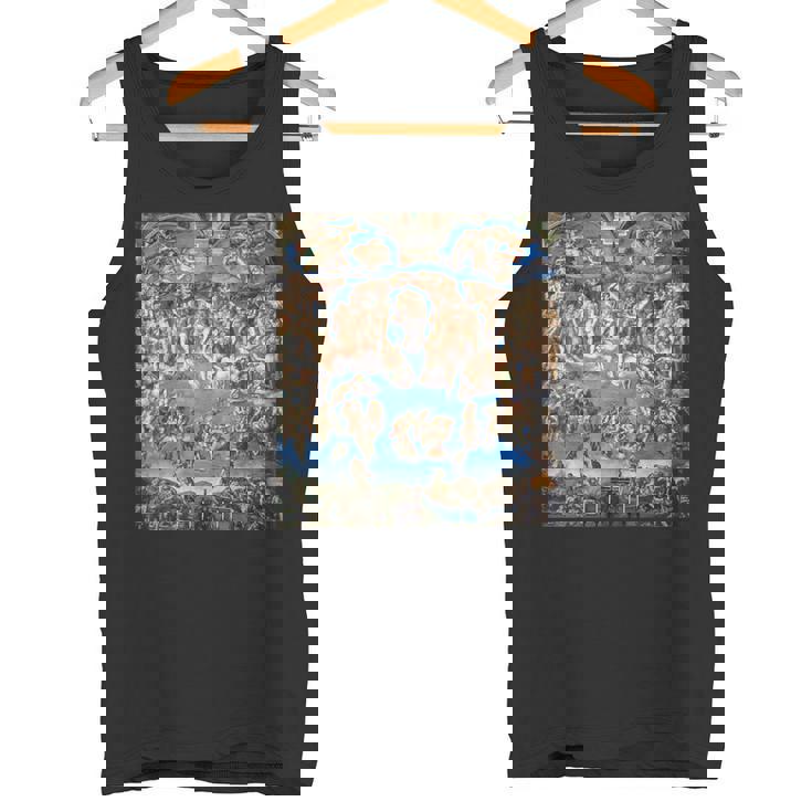 ミケランジェロ 最後の審判 フレスコ画 1536-1541 年の作品 タンクトップ