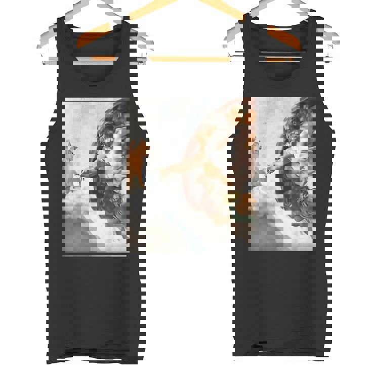 ミケランジェロの愉快な創作猫ミーム。 タンクトップ