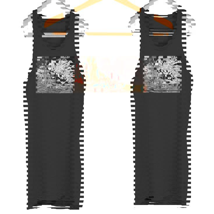 ミツクニ スケルトンスペクターに逆らう 歌川国芳作 タンクトップ