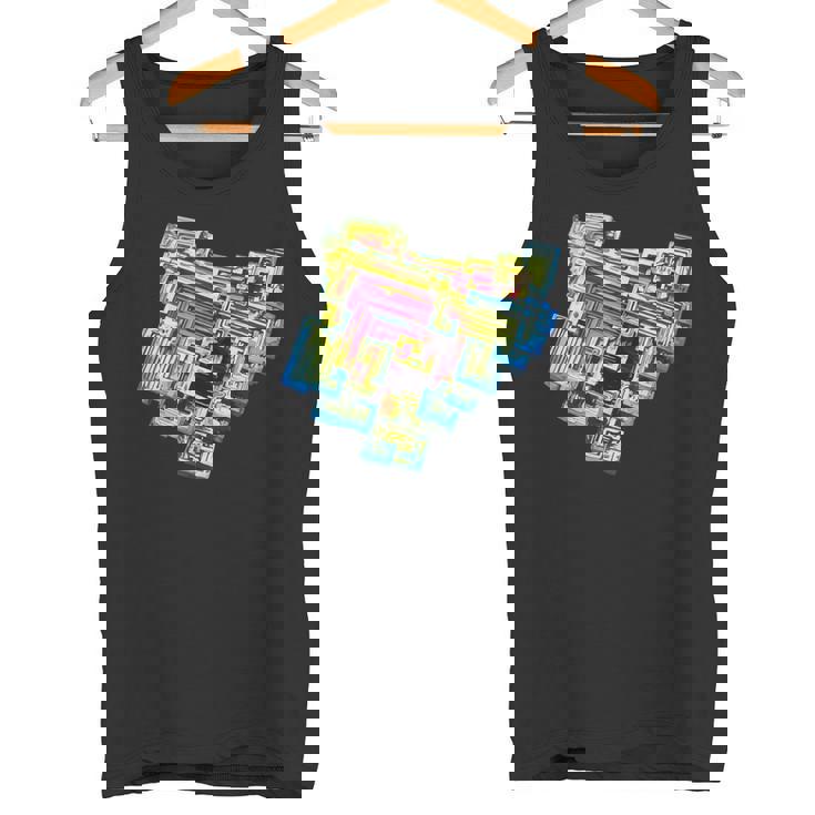 ミネラル愛好家やクリスタルアディクトのためのビスマスtシャツ タンクトップ