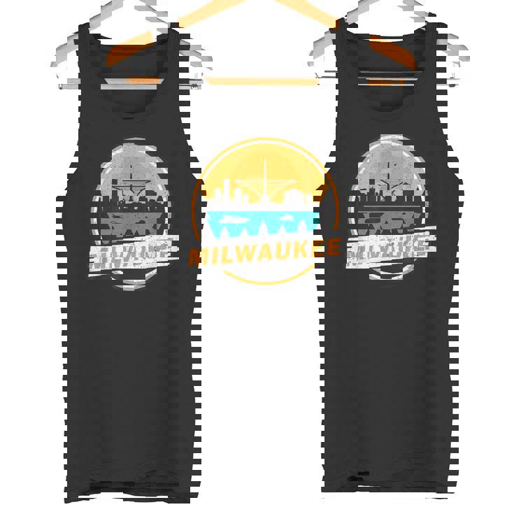 ミルウォーキー スカイライン ランドマーク ミルウォーキー ベイ ヴィンテージ タンクトップ
