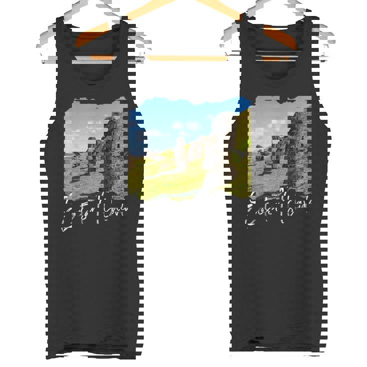 モアイ像 イースター島 ラパヌイ タンクトップ