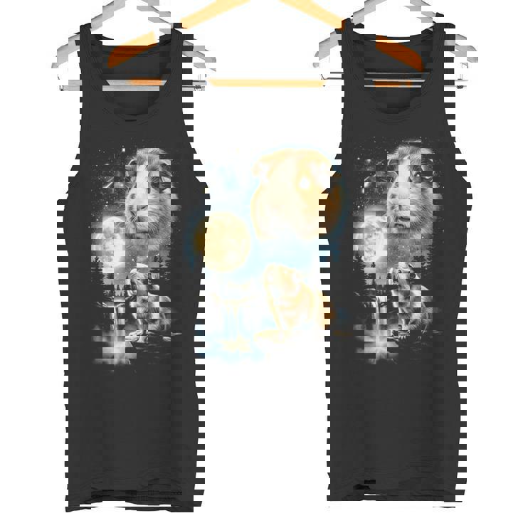 モルモット ハウリング トゥ ザ ムーン ミーム 面白い 90年代 モルモット 長袖tシャツ タンクトップ