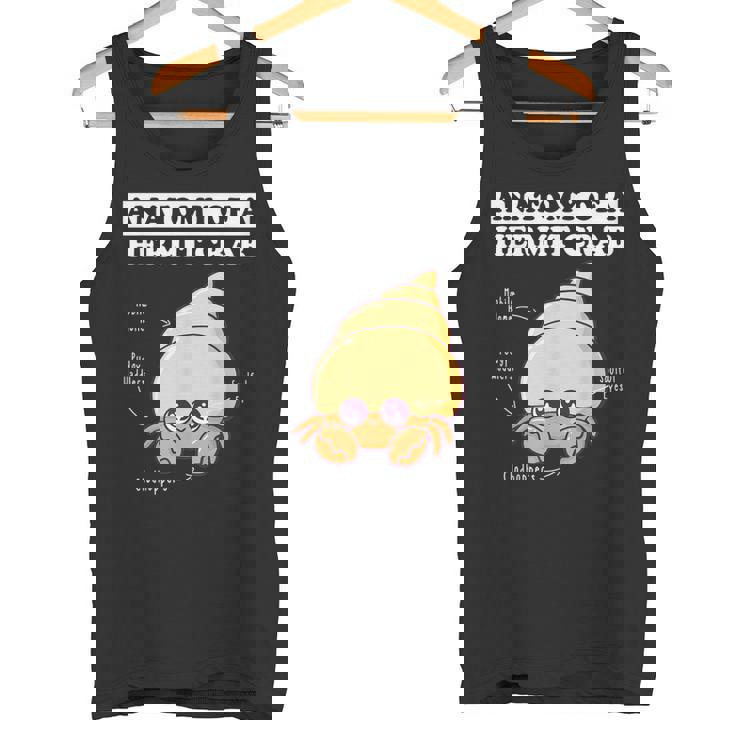 ヤドカリの解剖学 面白い カワイイ ヤドカリ チビ タンクトップ