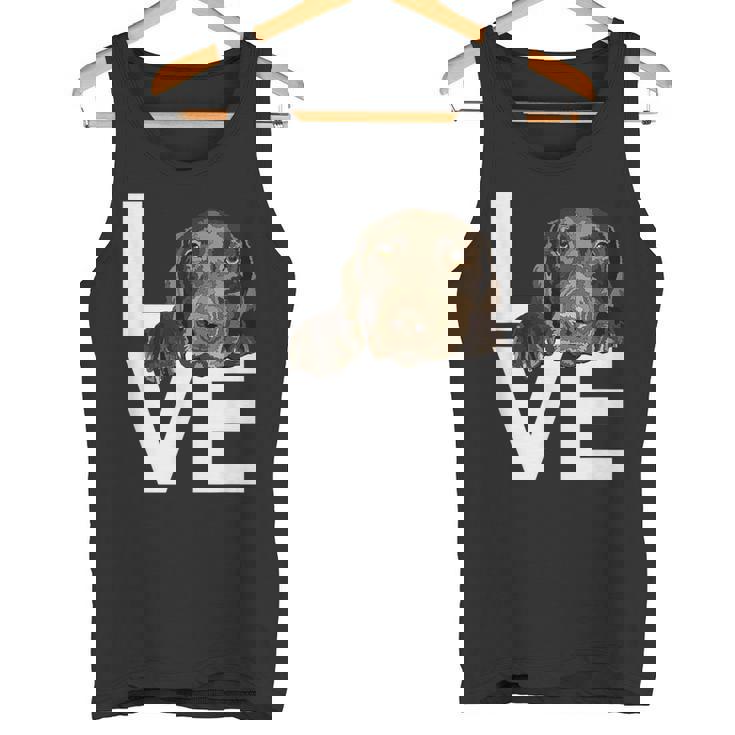 ラブラドールラブチョコレートラボラバー タンクトップ