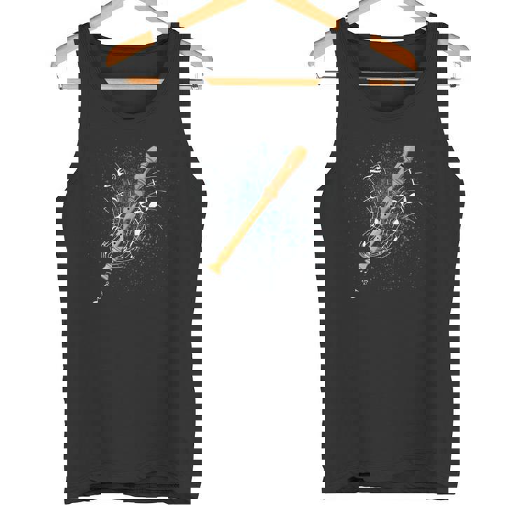 リコーダー 楽器 オーケストラ ミュージシャン ギフト タンクトップ