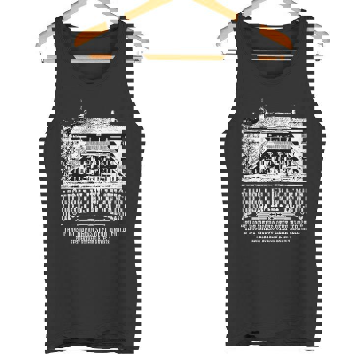 リンカーンニューメキシコ旧裁判所ビリー・ザ・キッド・エスケープス タンクトップ