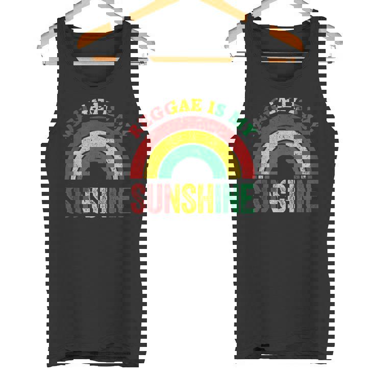 レゲエ イズ マイ サンシャイン シャツ ヴィンテージ レインボー レトロ サンシャイン タンクトップ