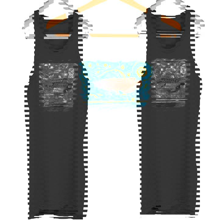 レトロなヴィンテージスタイルのアロワナ タンクトップ