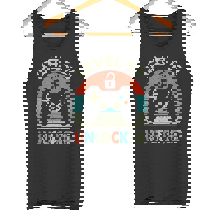 レベル53アンロック レトロヴィンテージゲーム53歳の誕生日ゲーマー タンクトップ