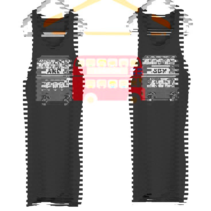 ロンドン イングランド ダブルデッカー レッドバス キッズ ツーリスト お土産 タンクトップ