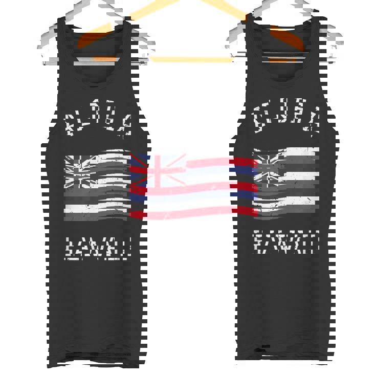 ヴィンテージ アロハ州 ハワイ国旗 ハワイアン 旗 メンズ レディース タンクトップ