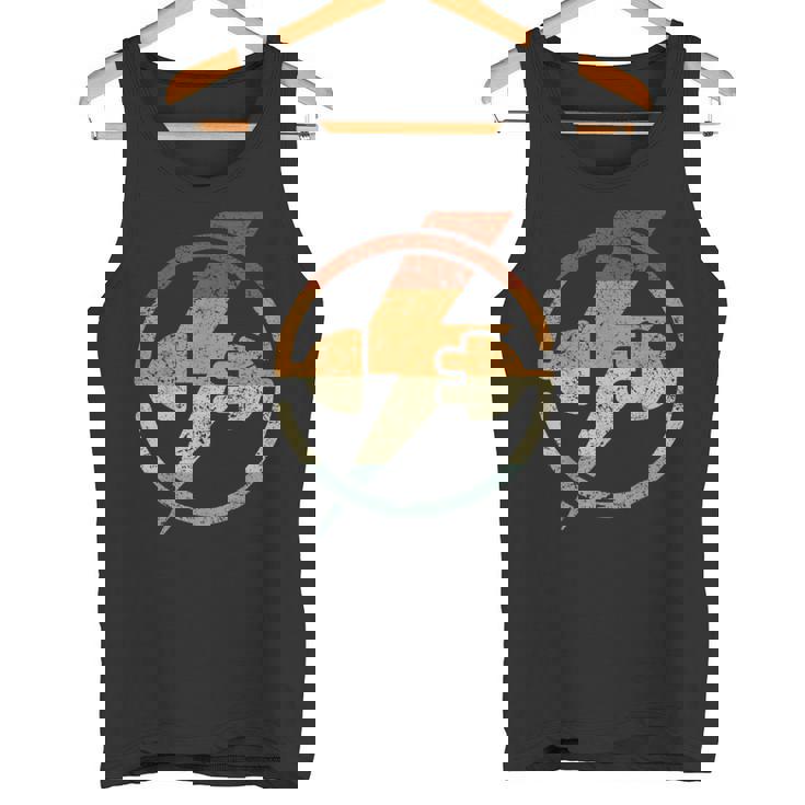 ヴィンテージ デザイン 電工 電気 タンクトップ