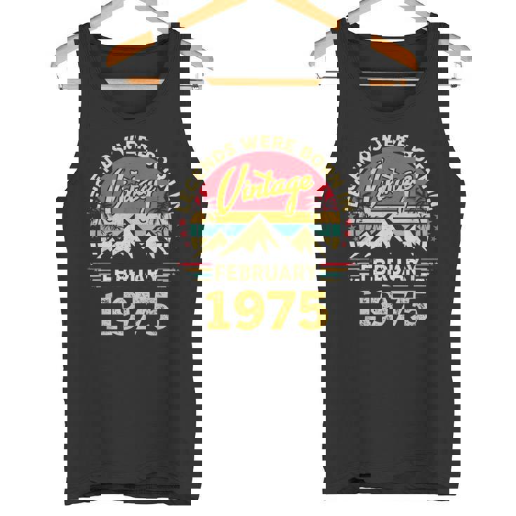 ヴィンテージ51歳の誕生日レジェンドは1975年2月に誕生しました。 タンクトップ