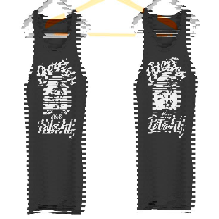 ヴィンテージbaecation With My Better ハーフマッチングカップル タンクトップ