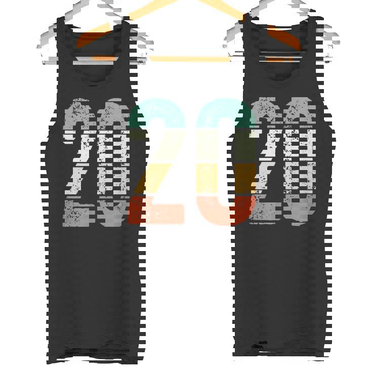 ヴィンテージナンバー20 永遠の20周年記念 タンクトップ