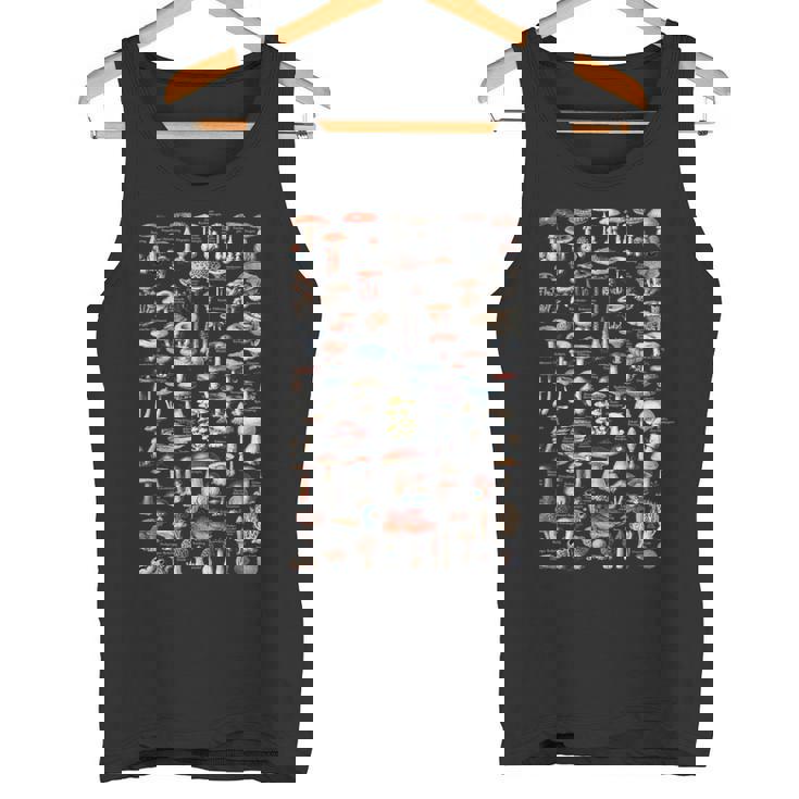 ヴィンテージマッシュルームピッカードイツ語の名前 闇 タンクトップ