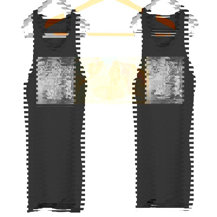 ヴィーナスの誕生／サンドロ・ボッティチェッリ【世界の名画】（高精細画質）女神 美術館アート タンクトップ