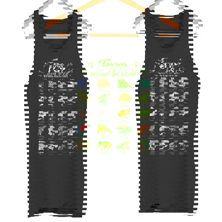 世界のカエル カエル タンクトップ