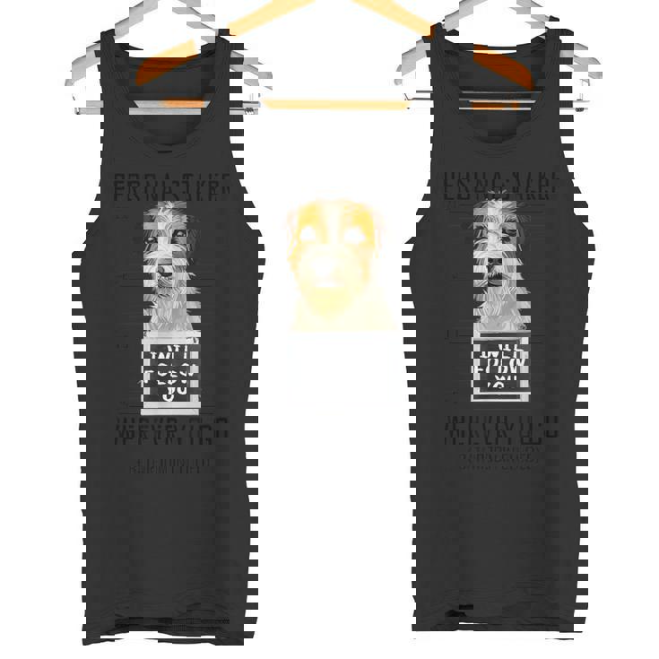 個人ストーカー 犬 ジャック・ラッセル・テリア I Will Follow You タンクトップ