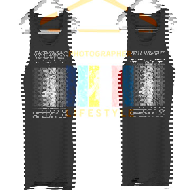 写真家 It's A Lifestyle おもしろtシャツ 写真好きのギフト タンクトップ