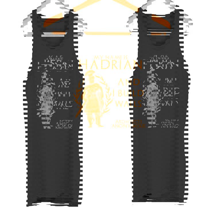 古代ローマ 皇帝ハドリアヌス 建築家 匿名 面白い タンクトップ