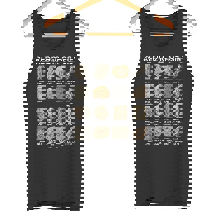 古生代化石チャート古生物学科学愛好家 タンクトップ