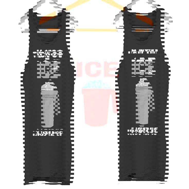 唯一の良い氷は病院の氷 長袖tシャツ タンクトップ