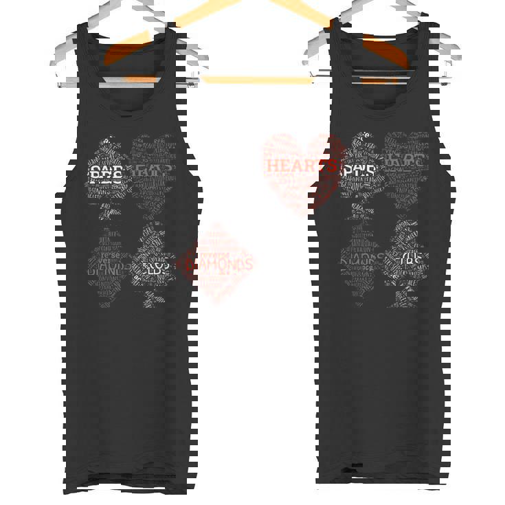 契約橋条件入札 重複カードゲーム Wordart タンクトップ