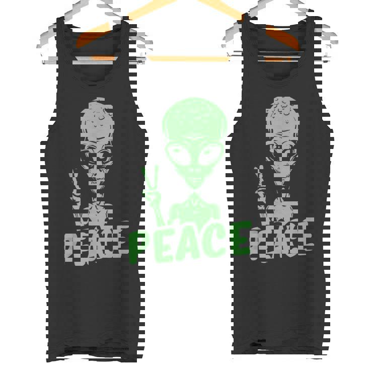 宇宙人 平和 Ufo 変な宇宙人 タンクトップ