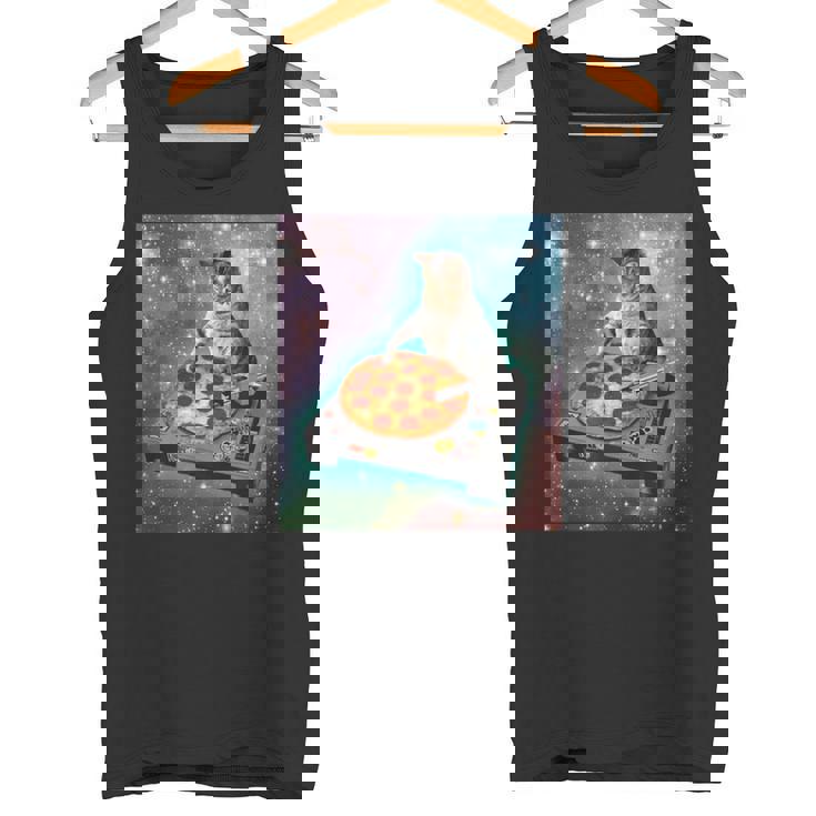 宇宙猫ピザミーム銀河宇宙キティ子猫面白いかわいいpace Cat Galaxy Universe Meme タンクトップ