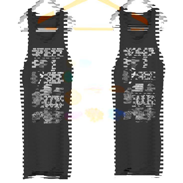 待って、Iee Rocks Rockhound Geology Rock Collection タンクトップ