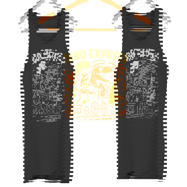 恐竜 エクスプレス 漫画 電車 恐竜 男の子 タンクトップ