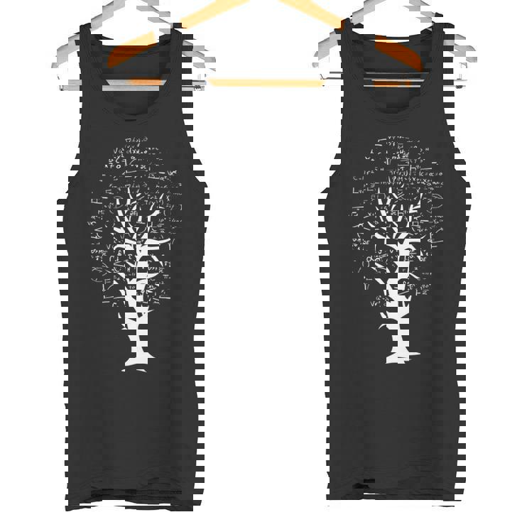 数学知識ツリー – 数式と方程式 長袖tシャツ タンクトップ