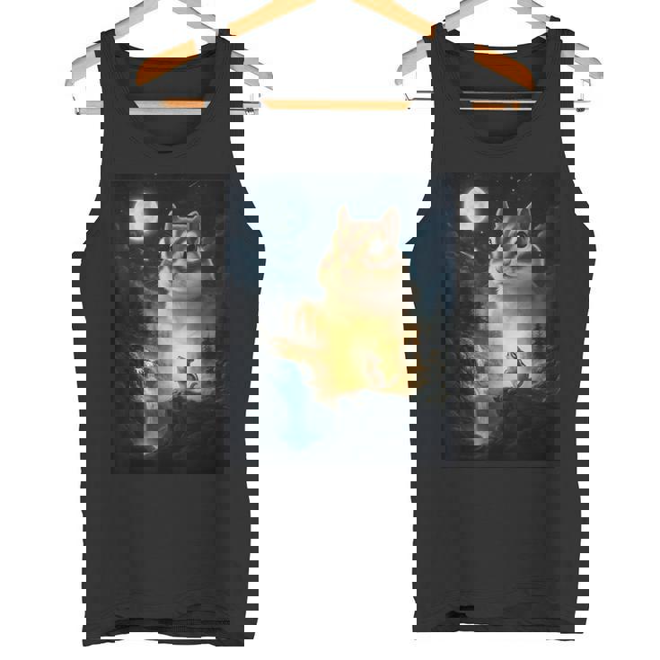 月に吠えるシマリス ヴィンテージ 面白いシマリス タンクトップ