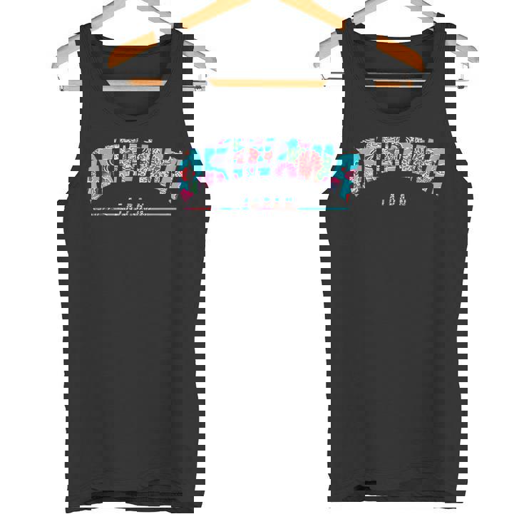 沖縄島 日本 うちなあんちゅう 琉球備形 沖縄紅型びんがた タンクトップ