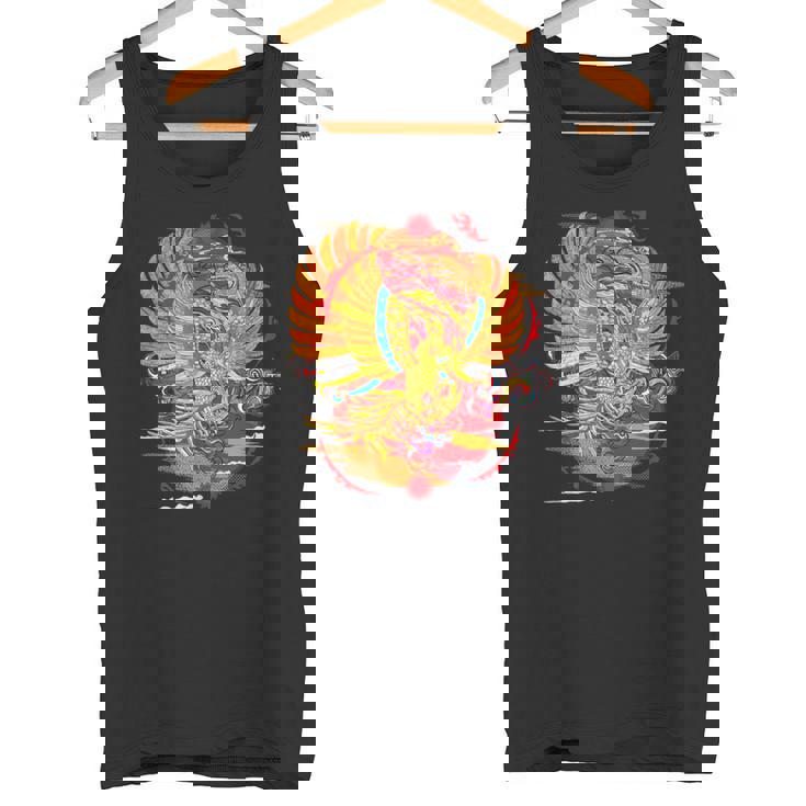 浮世絵シリーズ 和ポップ 鳳凰 タンクトップ