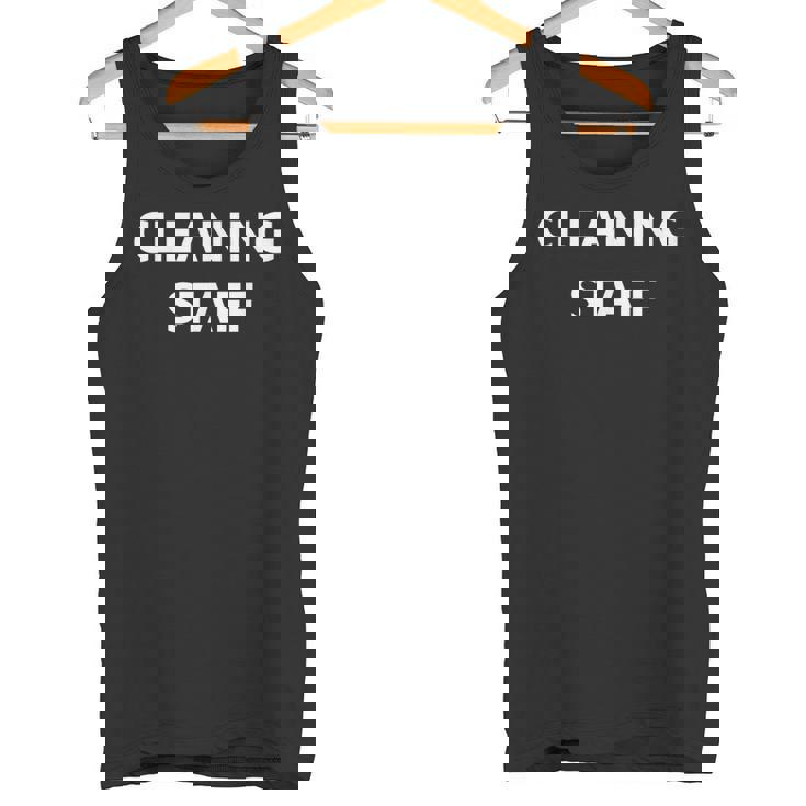 清掃スタッフ クルー 用務員 ユニフォーム カストディアン ジョブ 従業員 タンクトップ