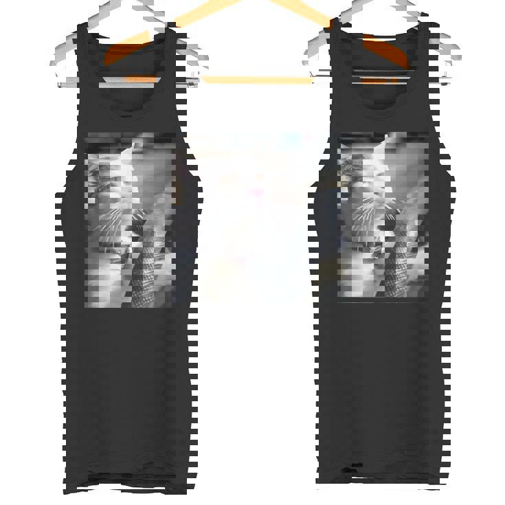 猫のミームtシャツを運転します タンクトップ