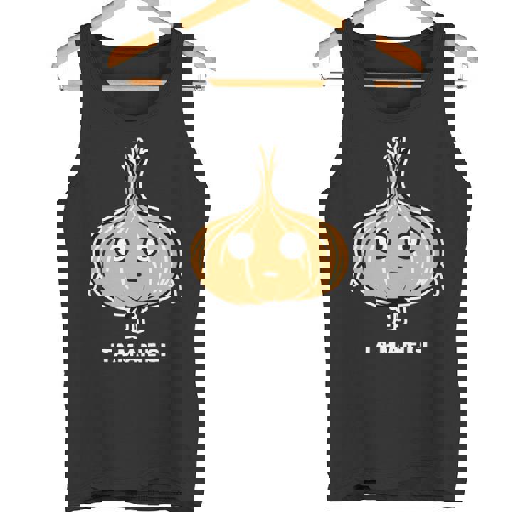 玉ねぎ 顔 イラスト かわいい おもしろ 面白い 簡単 シンプル ゆるい 野菜 長袖tシャツ タンクトップ