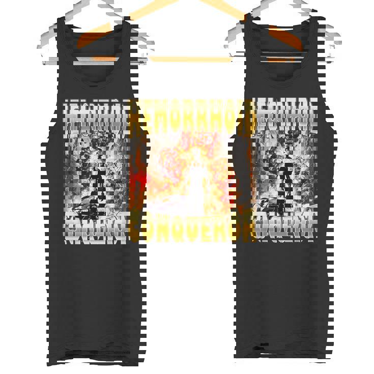 痔 征服者 ジョーク 攻勢 奇妙 面白い ミーム クリンジ タンクトップ