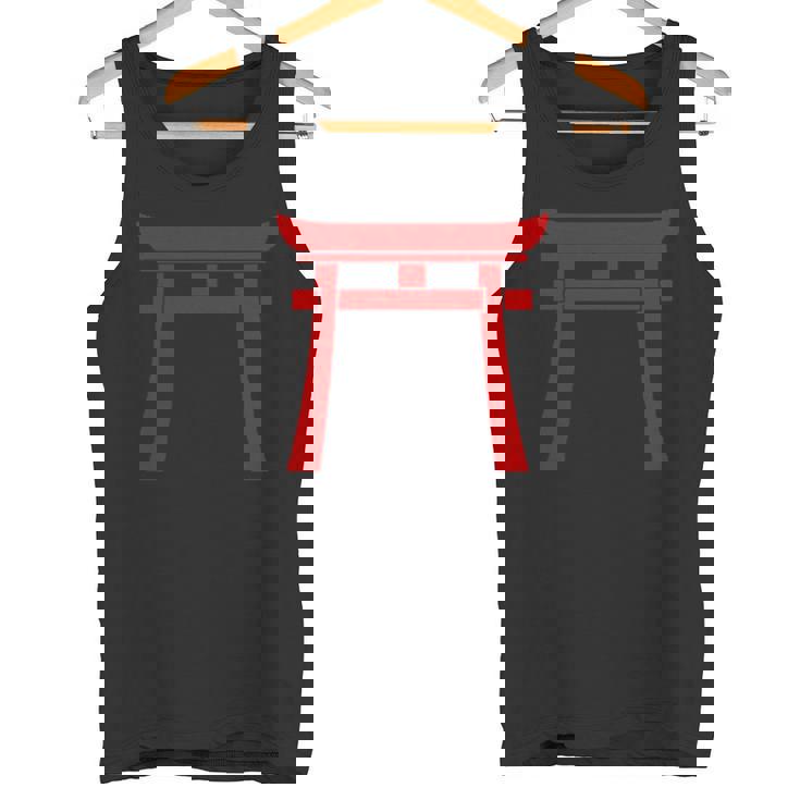 神戸鳥居門シンボル 神道日本門 タンクトップ