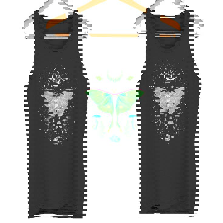 神秘的なゴシック ルナモス ムーンフェイズとキノコ タンクトップ