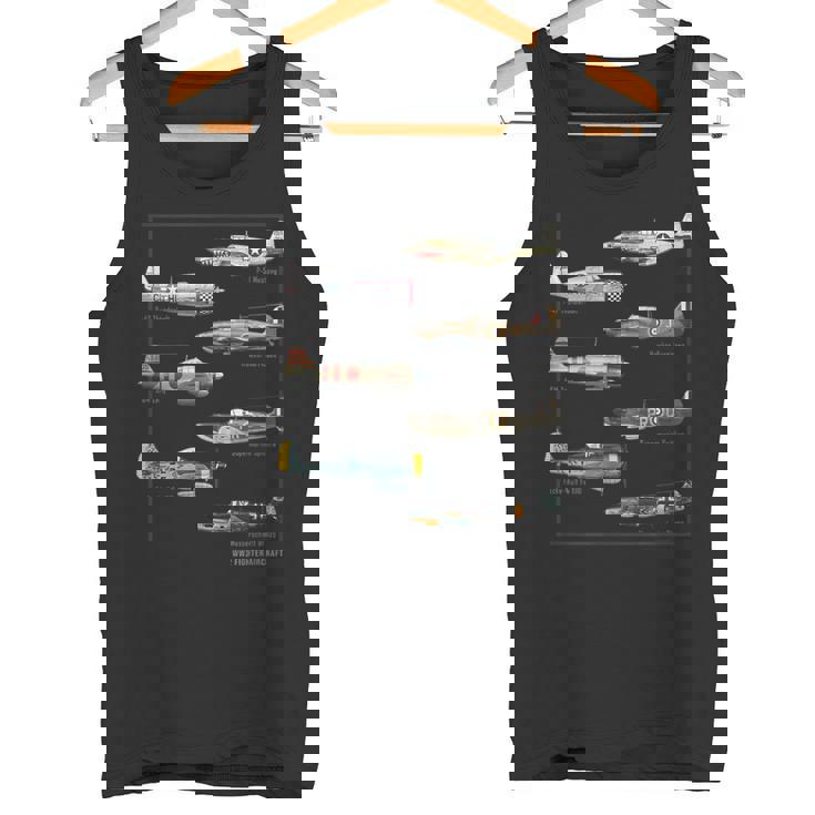 第二次世界大戦 ウォーバード戦闘機 航空機 タンクトップ